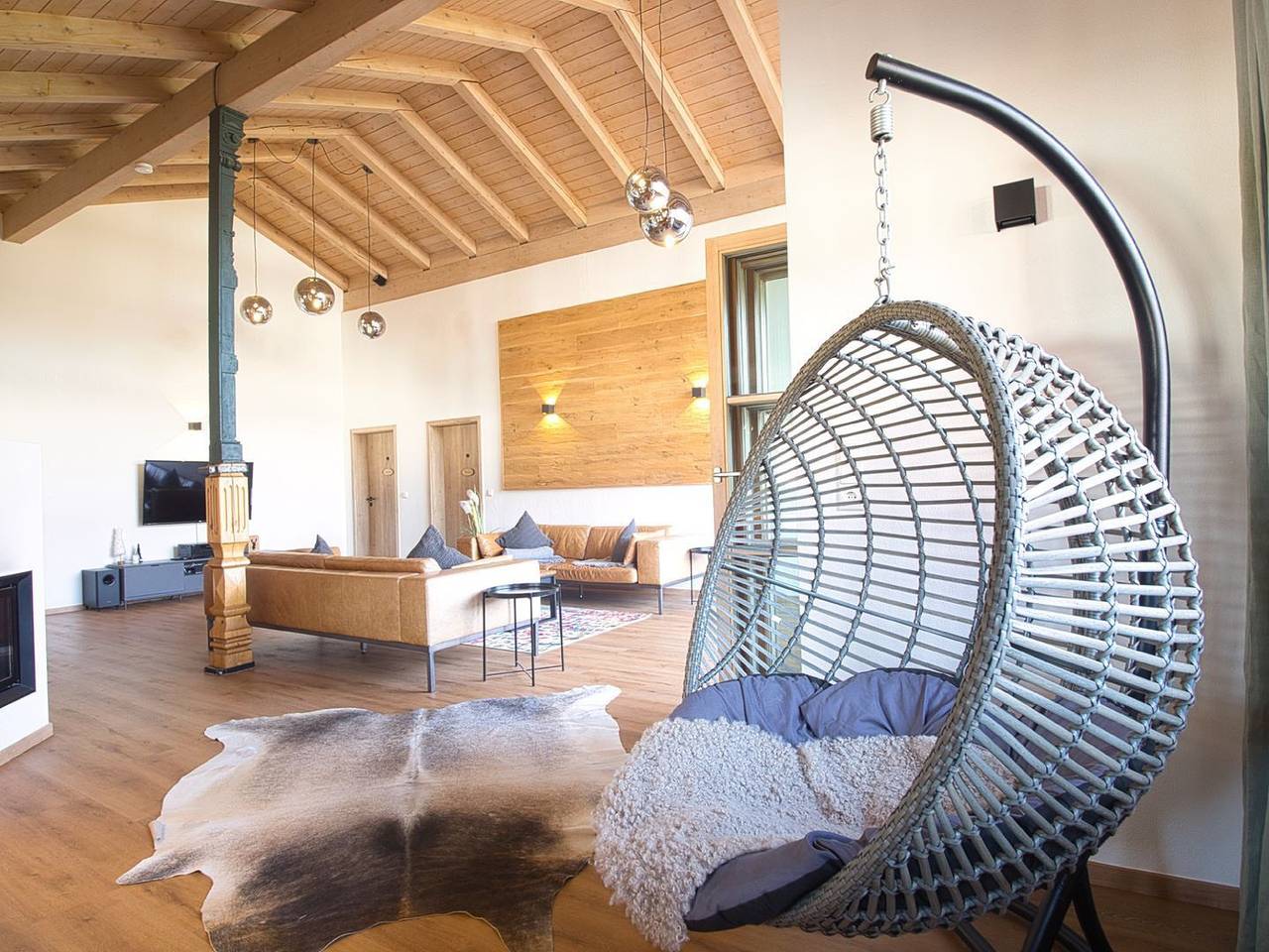 Ganze Wohnung, Chaletwohnung Weitblick – Luxus & Wellness mit Panoramablick in Schönau am Königssee, Berchtesgadener Alpen