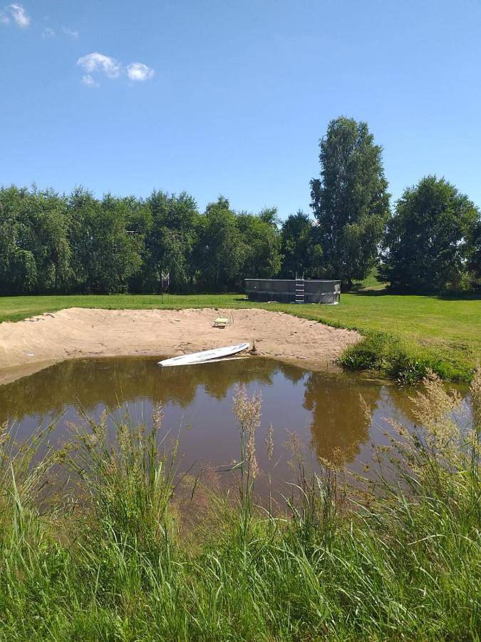 Domek letniskowy na Mazurach nad stawem in Pojezierze Iławskie