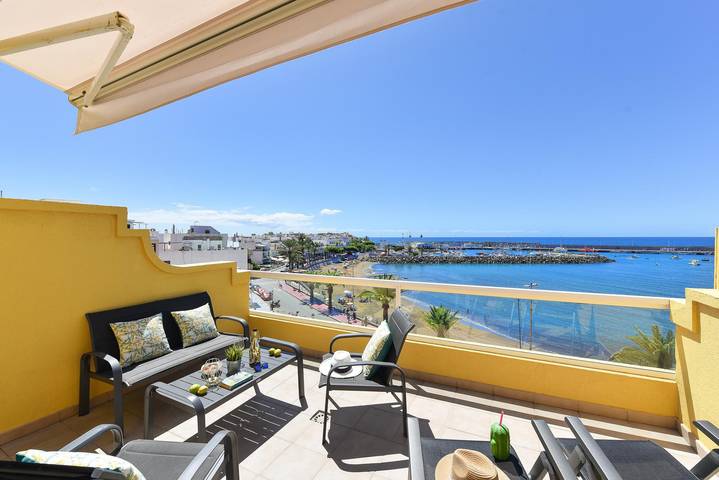 Appartement de vacances pour 3 personnes, avec Terrasse dans La Playa de Arguineguín