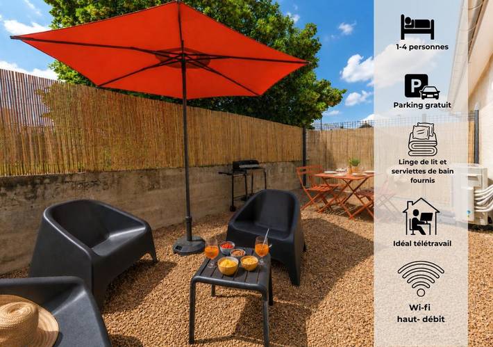 Location de vacances pour 4 personnes, avec jardin, animaux acceptés à Saint-Nizier-sous-Charlieu