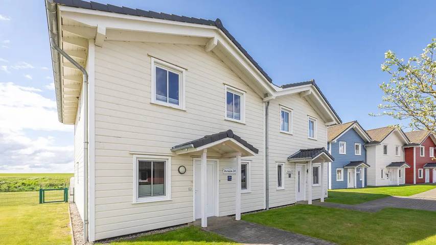 Ferienhaus für 6 Personen, mit Balkon und Garten sowie Sauna
