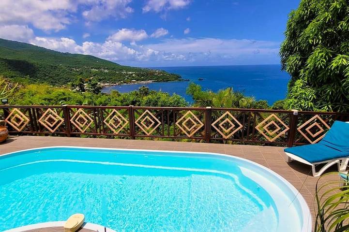 Maison de vacances pour 6 personnes, avec terrasse et jardin en Guadeloupe