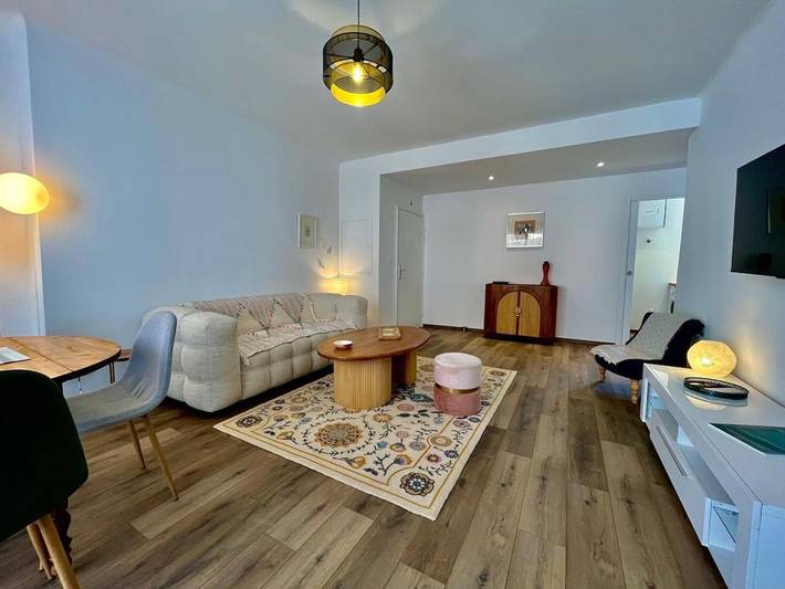 Appartement de vacances pour 4 personnes, avec Balcon ainsi que Terrasse et Vue