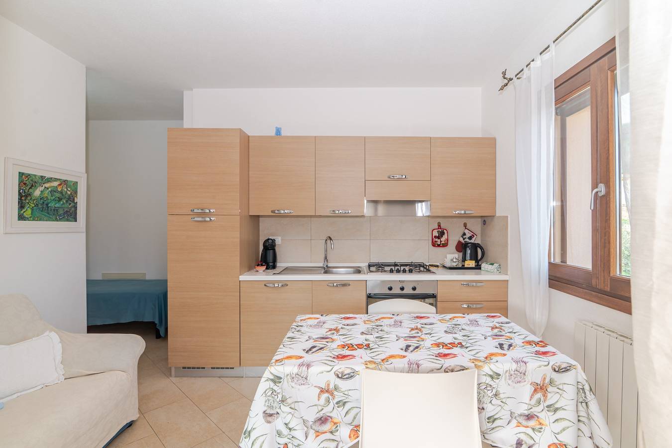 Ganze Wohnung, Apartment 'Casa San Teodoro 2' mit Bergblick, Balkon und Klimaanlage in Franculacciu, San Teodoro
