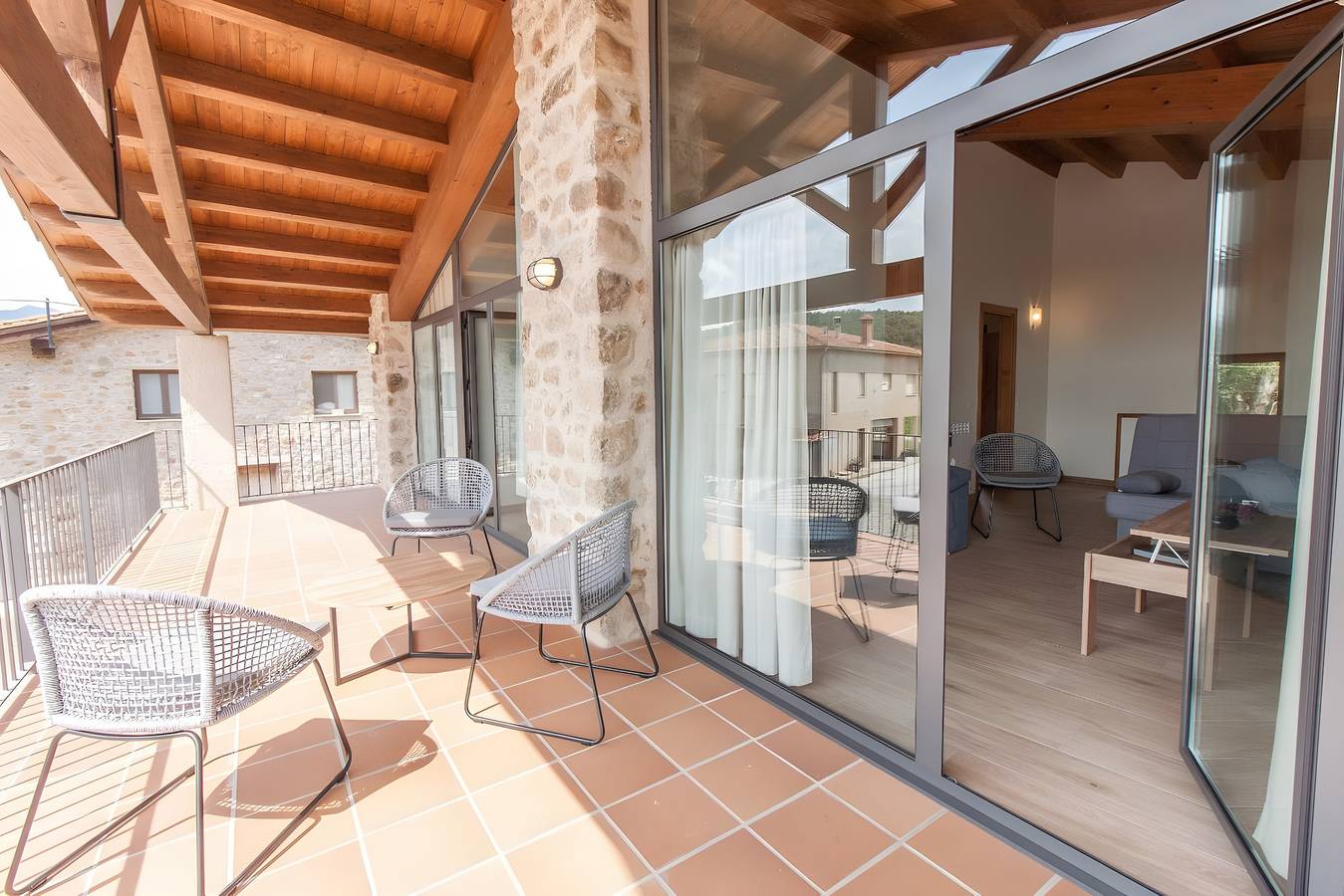 Casita de campo 'La Cabanya Planella' con vistas a la montaña, terraza privada y Wi-Fi in Vall de Vianya, Garrotxa