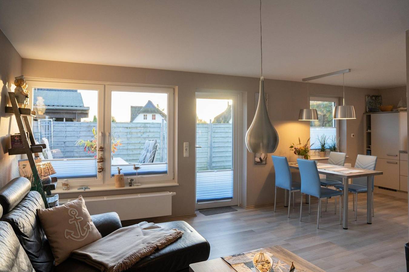 Modern holiday home Savannah-Blue with terrace and enclosed garden in Börgerende in Börgerende, Börgerende-Rethwisch