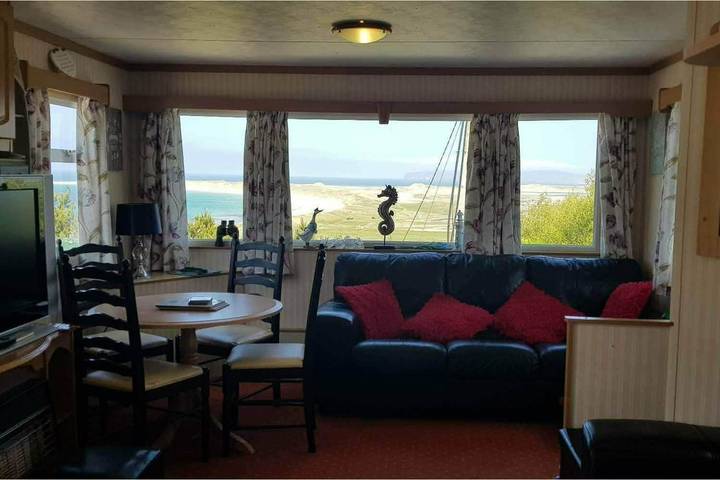 Blockhütte für 11 Personen mit Garten in Letterkenny, Drongawn Lough