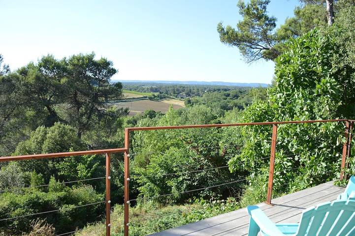 Chalet, very quiet, superb view, and pool (summer) in Ventenac-Cabardès, Carcassonne und Umgebung