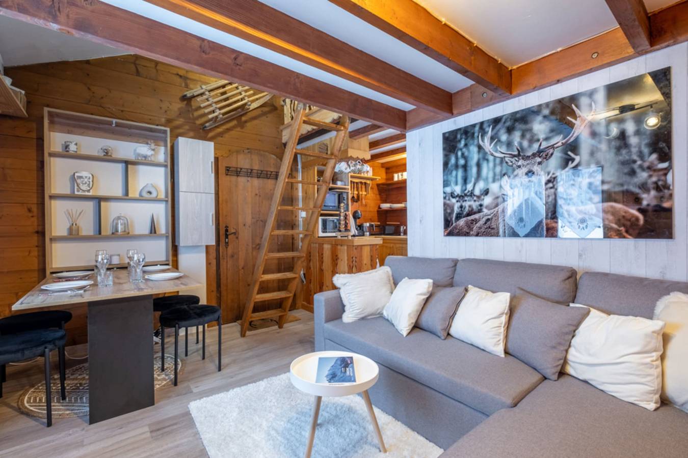 Le Mazot - mezzanine with nice view in Chamonix-Mont-Blanc, Mont Blanc-massivet