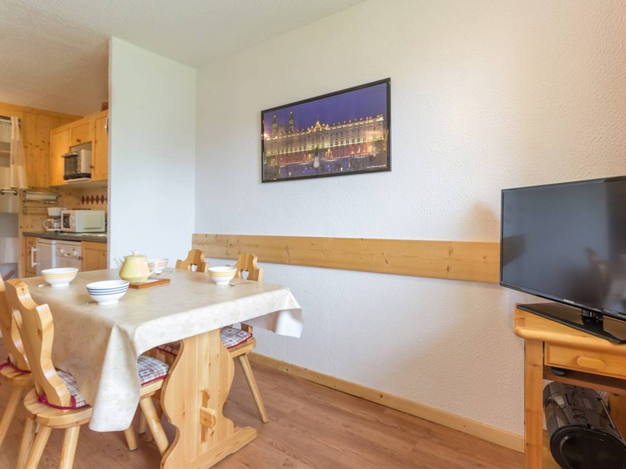 Estudio entero, Estudio renovado cerca de las pistas con balcón in La Plagne, Bellentre