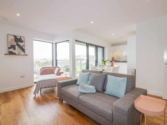 Appartement entier, Appartement de vacances pour 4 personnes avec balcon in Newquay, Cornouailles