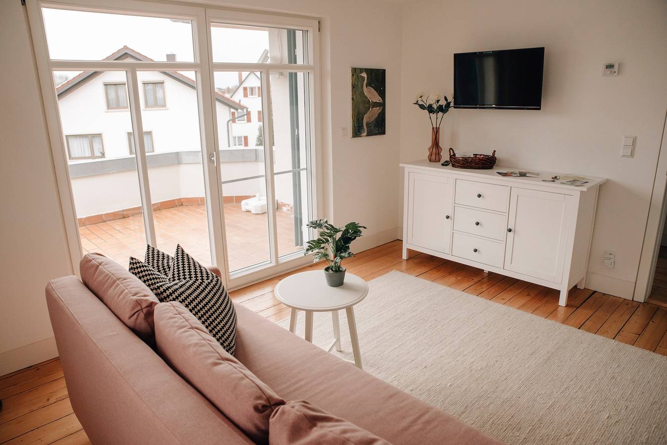 Ferienwohnung 'Ambiente am Federsee' mit Balkon und Wlan in Bad Buchau, Landkreis Biberach