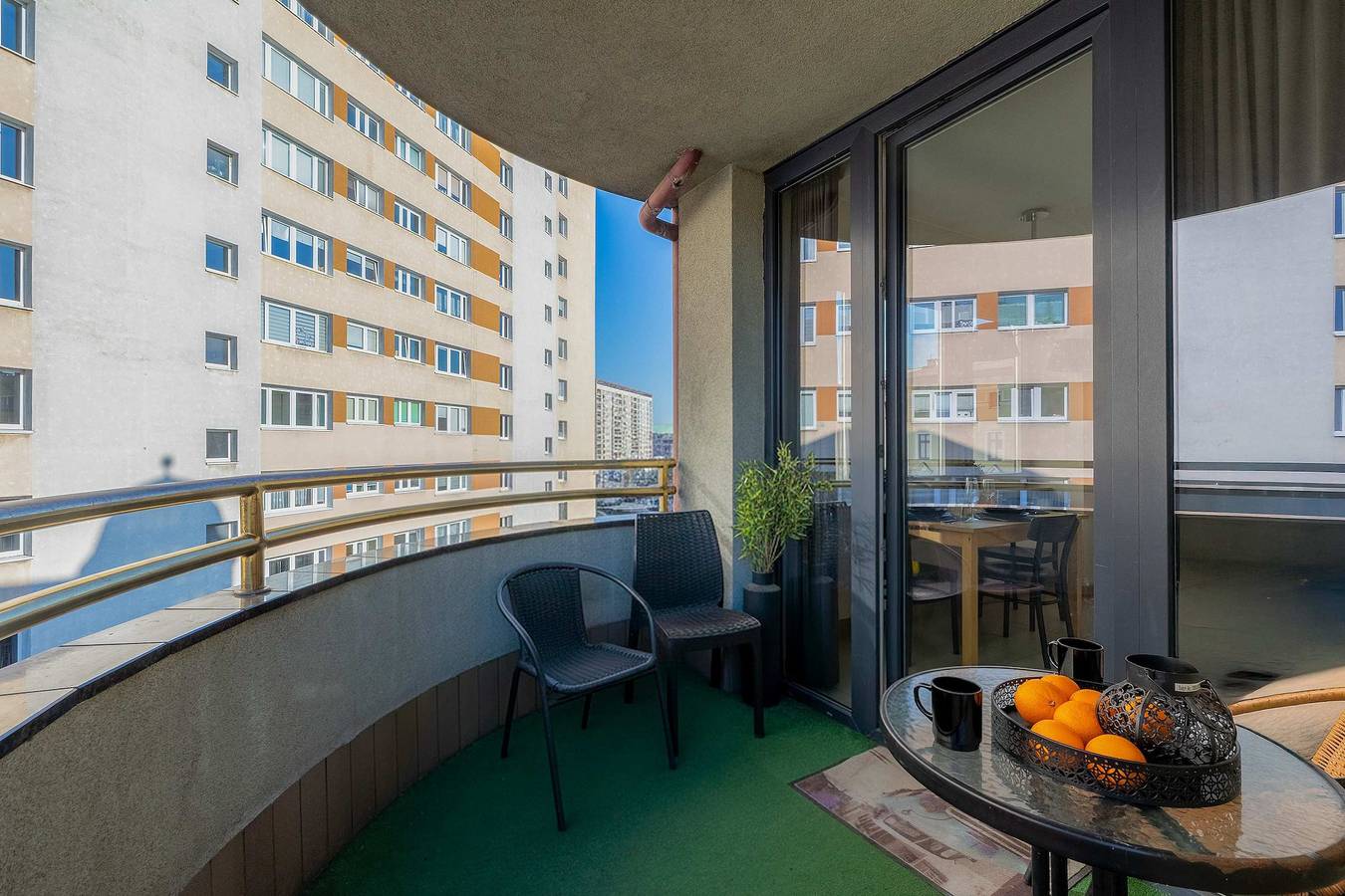 Ganze Wohnung, Ferienwohnung für 3 Personen mit Balkon/Terrasse in Stettin, Polnische Ostsee