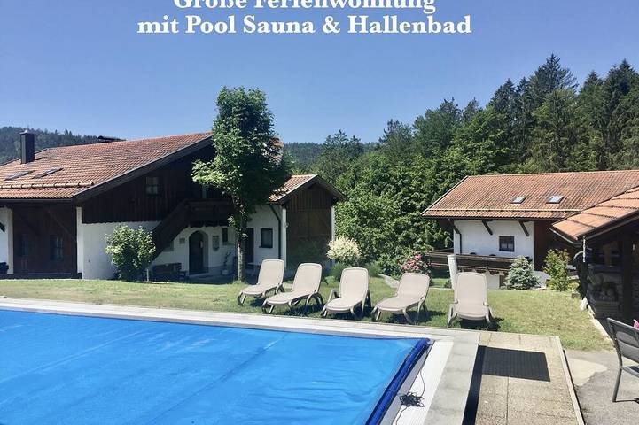 Ferienwohnung für 6 Personen, mit Whirlpool und Terrasse sowie Garten und Sauna