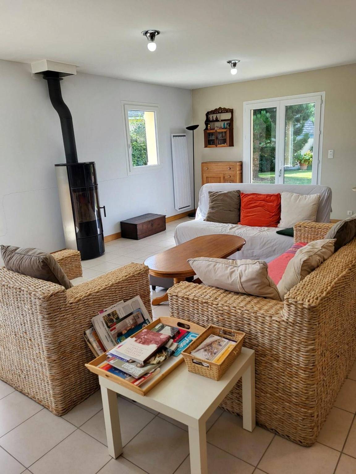 Casa vacacional 'Les 3 Mésanges' con terraza privada, jardín privado y Wi-Fi in Saint-Germain-sur-Ay, Coutances y alrededores