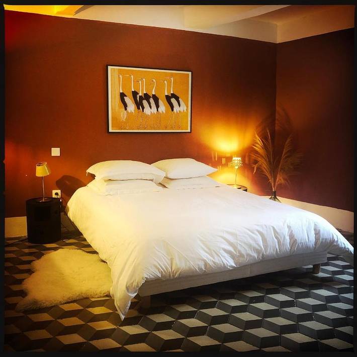 Chambre d’hôte pour 2 personnes, avec Terrasse et Jardin