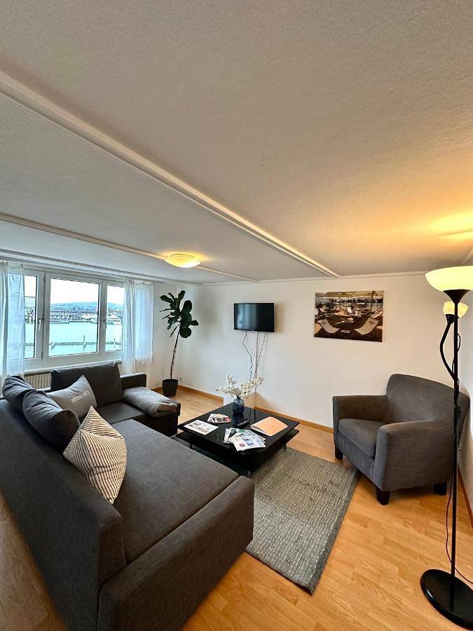 Ferienwohnung für 3 Personen, mit Ausblick und Seeblick