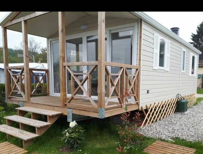 Mobil home pour 4 personnes, avec terrasse dans Martigny (Seine-Maritime)