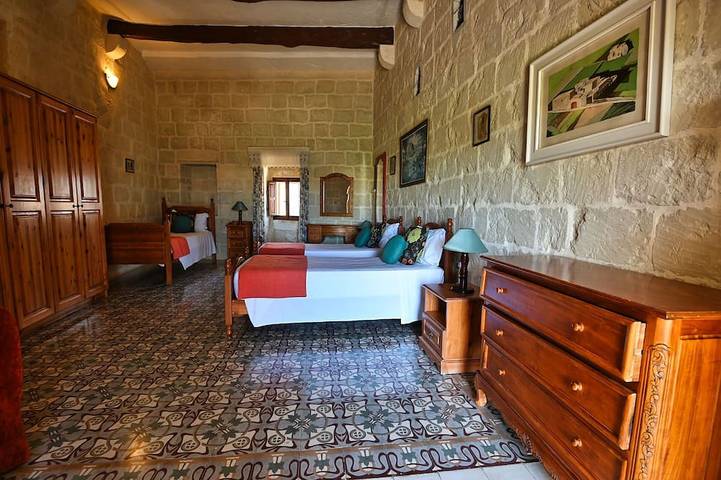 Entspannenden, ruhigen Dorf Insel Gozo in Gharb, Gozo