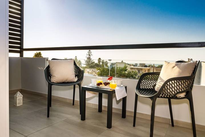 Vakantieappartement voor 3 personen, met balkon/terras op Kreta