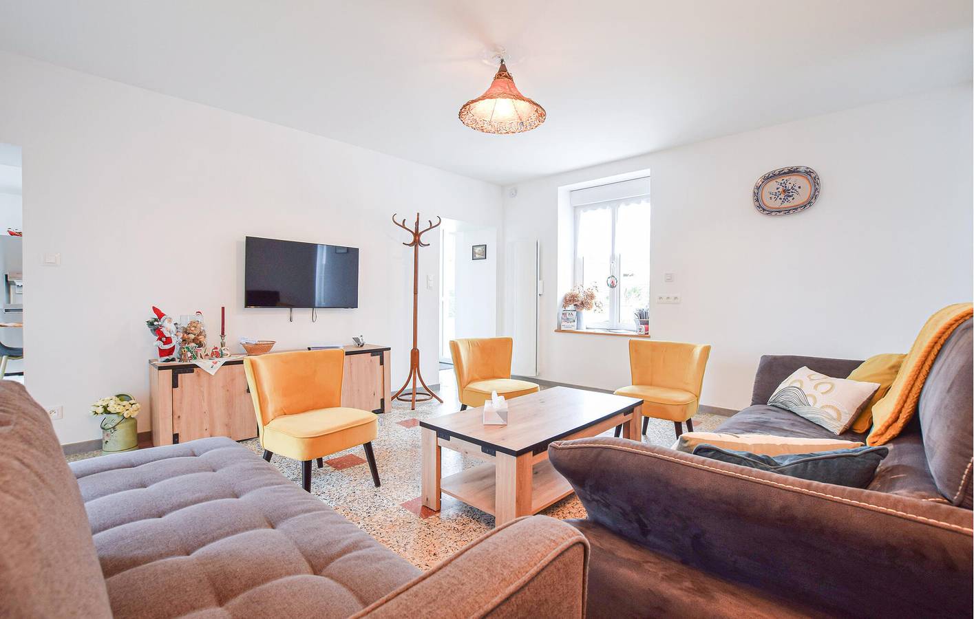 Gemütliche Wohnung mit Garten in der Nähe des Zentrums von Ravenoville in Saint-Marcouf, Cherbourg und Umgebung