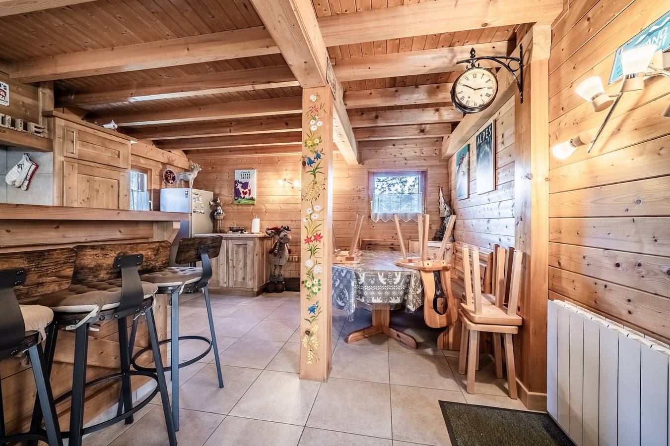 Chalet '6p Comfort - Le Bouvreuil' met bergzicht, privéterras en wifi in Verchaix, Bonneville regio