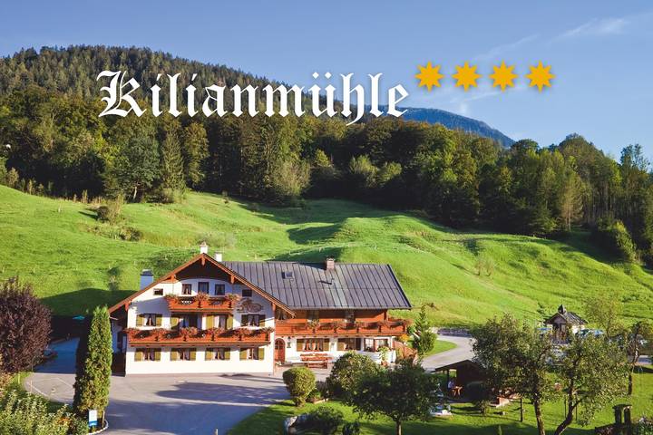 Ferienwohnung für 3 Personen, mit Balkon und Terrasse sowie Garten und Sauna in Berchtesgaden
