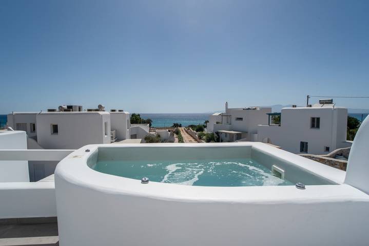 Villa pour 6 personnes, avec jacuzzi et jardin dans Naxos