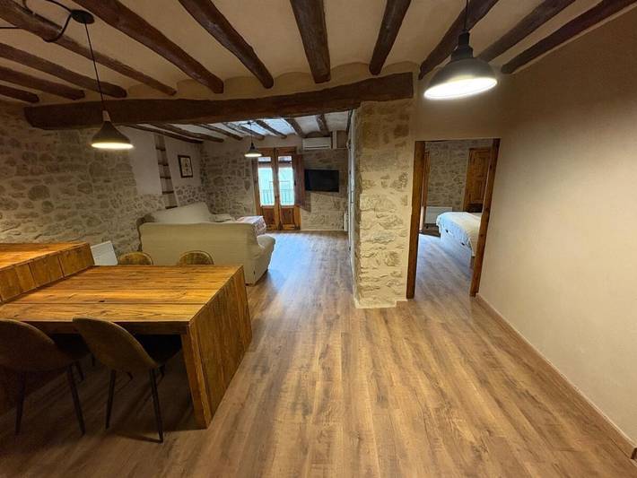 Casa rural para 7 personas, con balcón y vistas, Familias con niños en La Fresneda