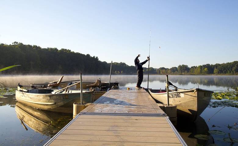 Cottage for 6 people, with yard and terrace in Michigan