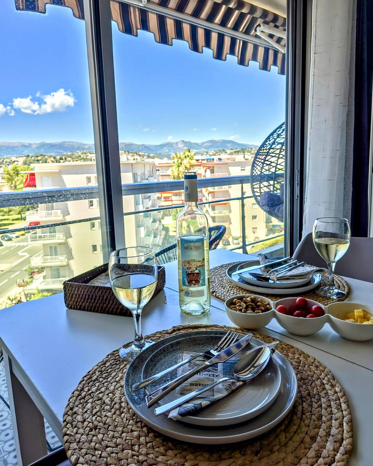 Studio entier, Beachfront – Panoramic View – Balkony – Ac in Cagnes-sur-Mer, Région de Cannes
