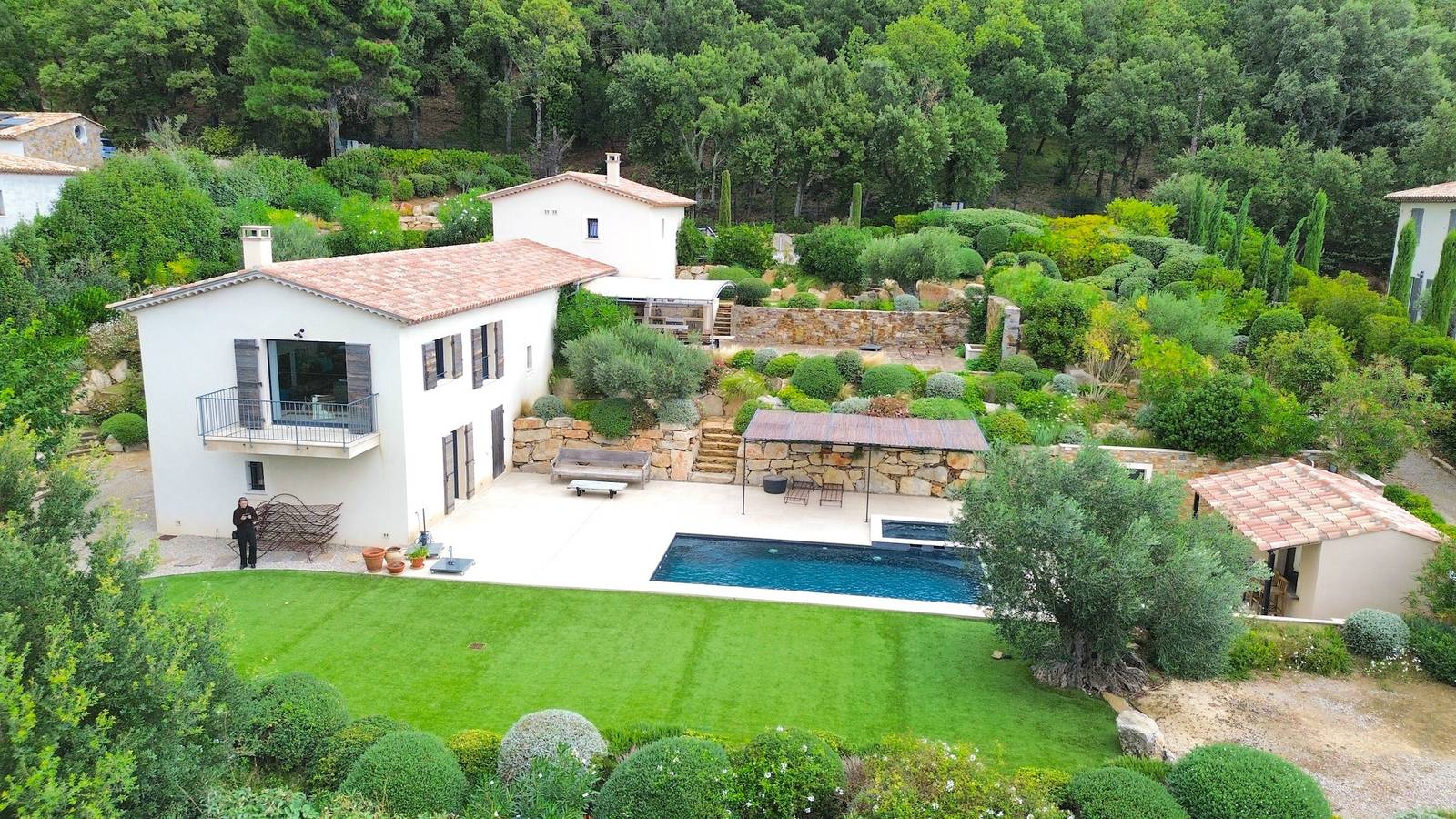 Villa Suzanne (10p) with pool at French Riviera in La Garde-Freinet, Côte méditerranéenne (France)
