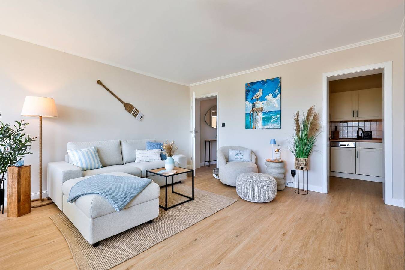 Ganze Wohnung, Die Ferienwohnung Dünenglück No. 4 am Strand für max. 4 Personen. in Westerland, Sylt (Gemeinde)
