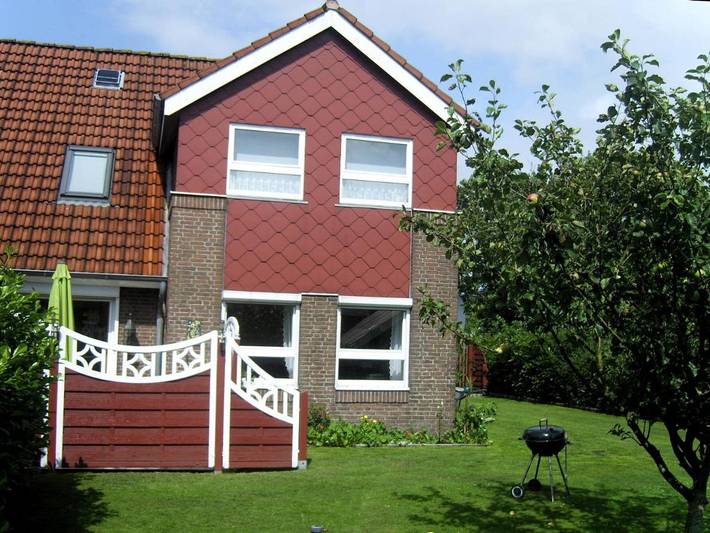 Ferienhaus für 4 Personen, mit Terrasse und Garten sowie Ausblick in Niebüll