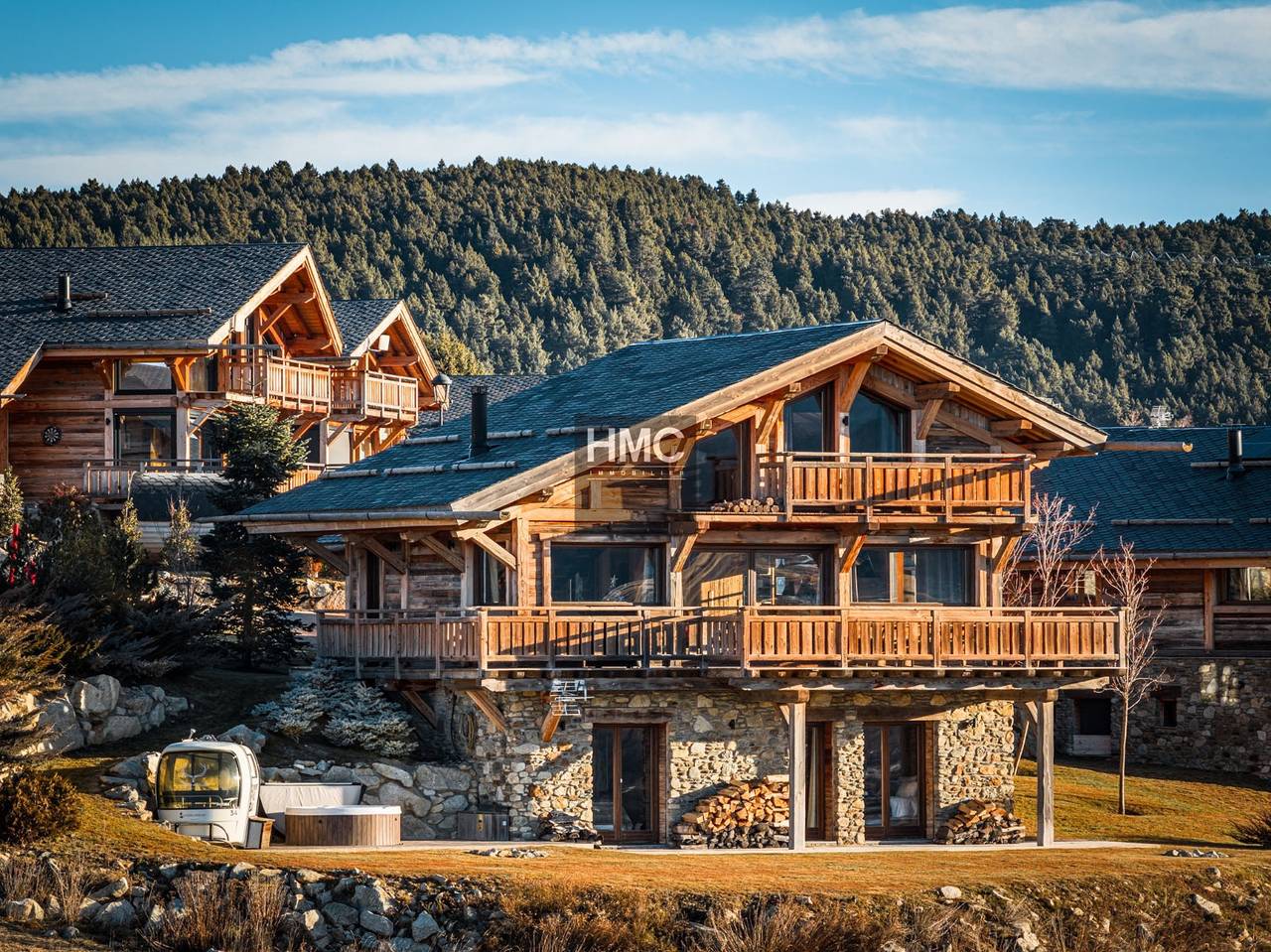 Ferme de Charles, sauna et jacuzzi privé, vue in Bolquère, Parque Natural Regional de los Pirineos Catalanes