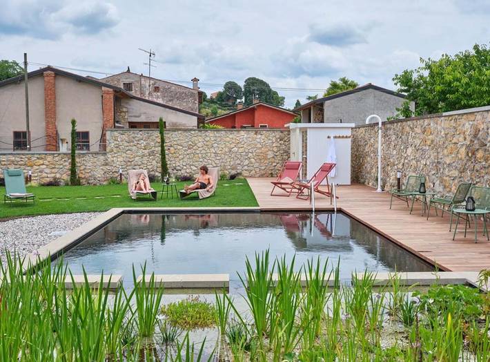 Location de vacances pour 2 personnes, avec jardin et vue ainsi que piscine et sauna à Colognola ai Colli - 3