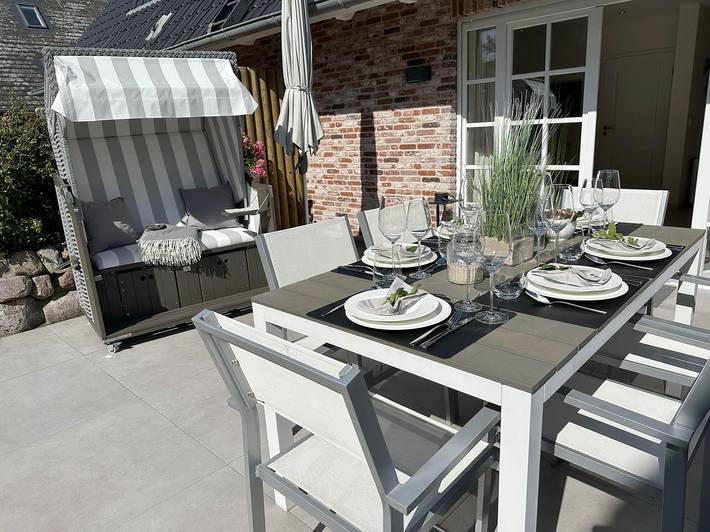 Ferienwohnung für 4 Personen, mit Balkon und Terrasse sowie Garten in Tinnum - 3