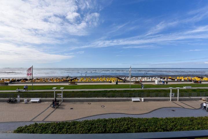 Vakantiewoning voor 2 personen, met balkon en uitzicht op het meer in Cuxhaven