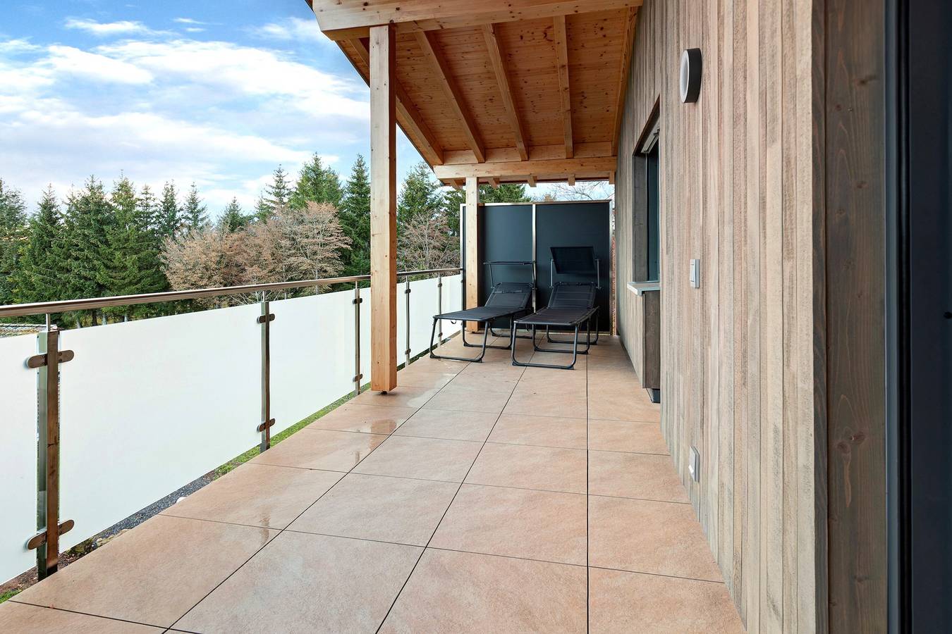 Ganze Wohnung, Ferienwohnung 'Panorama Suite' mit Balkon, Grillhüte und Infrarotkabine. in Donaueschingen, Mittlerer Schwarzwald