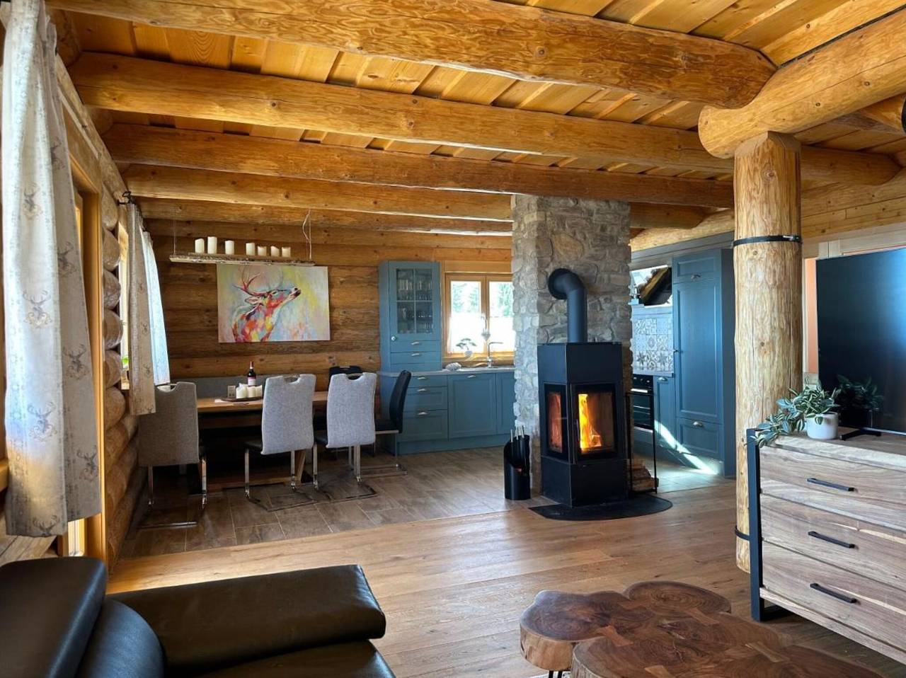 Ferienhaus "Reimers Chalet 2b" mit Fernblick  in Albeck, Bezirk Feldkirchen