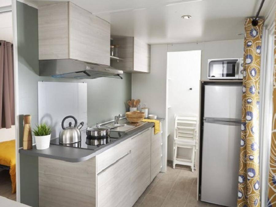 Camping Le Sous Bois - Mobilhome 6 personnes - 2 Chambre Evo29 + Climatisation dimanche in Saint-Maurice-d'Ibie, Ardèche