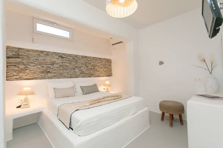 Apartment In A Hotel 'Irida Earthly 1bedroom Apartment' with Sea View, Wi-Fi and Air Conditioning in Kastraki (Naxos), Naxos