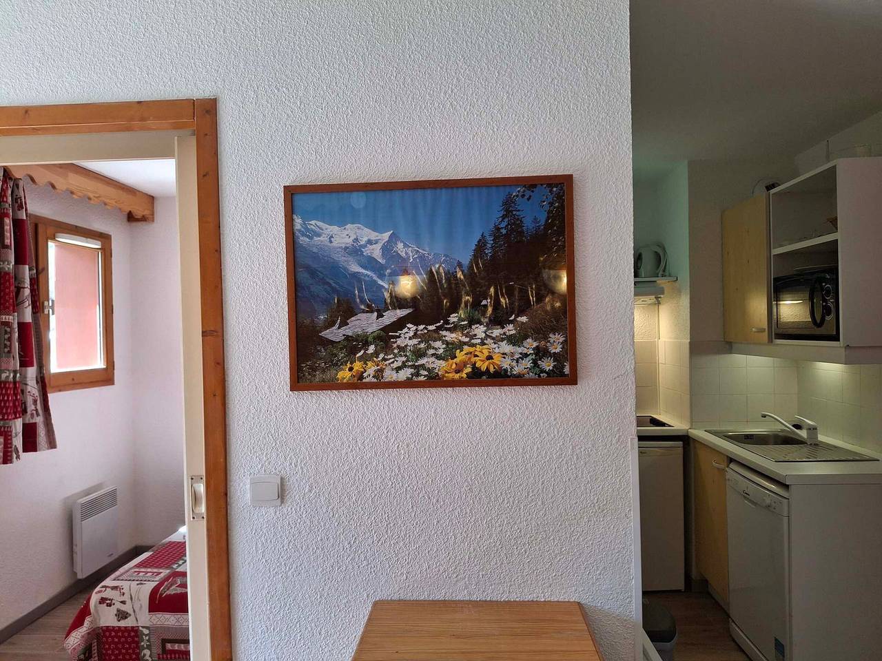 Ganze Wohnung, 2-Zimmer-Wohnung, 6 Personen, direkt an der Piste in Saint-François-Longchamp, Le Grand Domaine