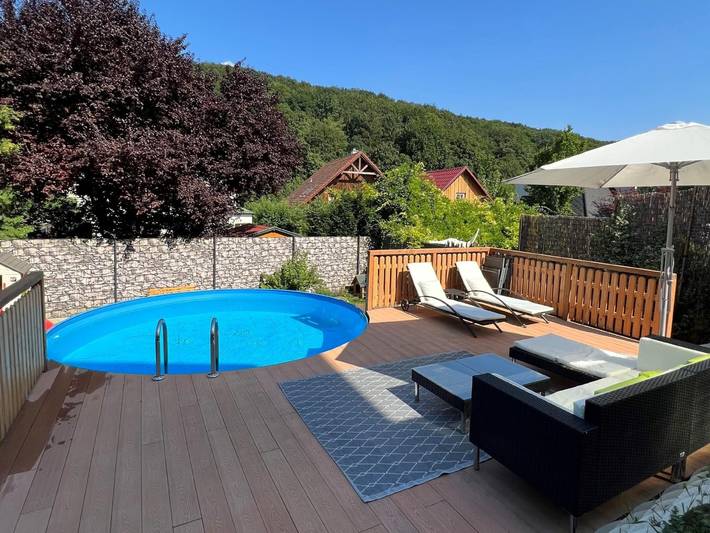 Ferienwohnung für 4 Personen, mit Whirlpool und Terrasse sowie Garten in Niederösterreich