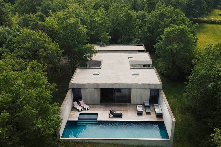 Maison de vacances pour 6 personnes, avec jardin ainsi que piscine et balcon
