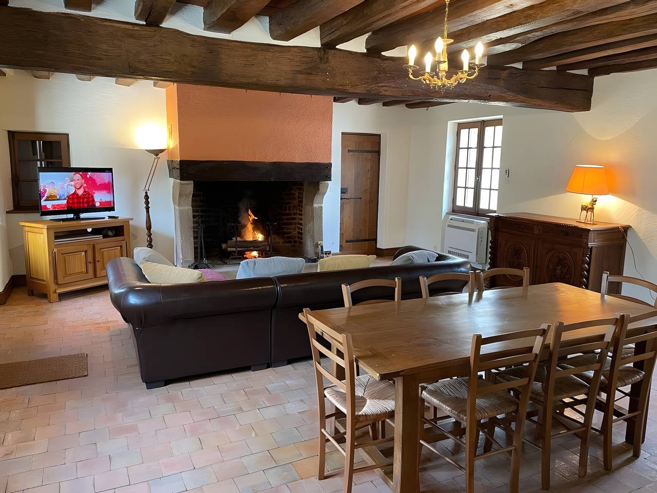 Maison de Vacances « Gîte Les Brocards » avec Wi-Fi et Climatisation in Sainte-Montaine, Sologne