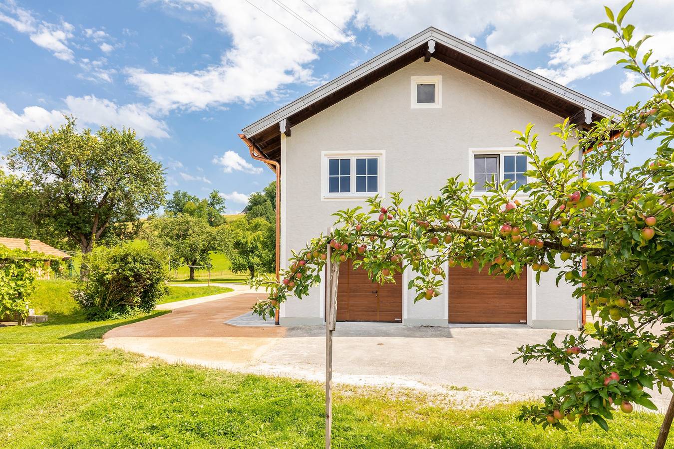Ganze Wohnung, "Ferienhaus Waldherr - Fewo für 2 Pers." mit privater Terrasse, Gemeinschaftsgarten und Wlan in Waging am See, Rupertiwinkel