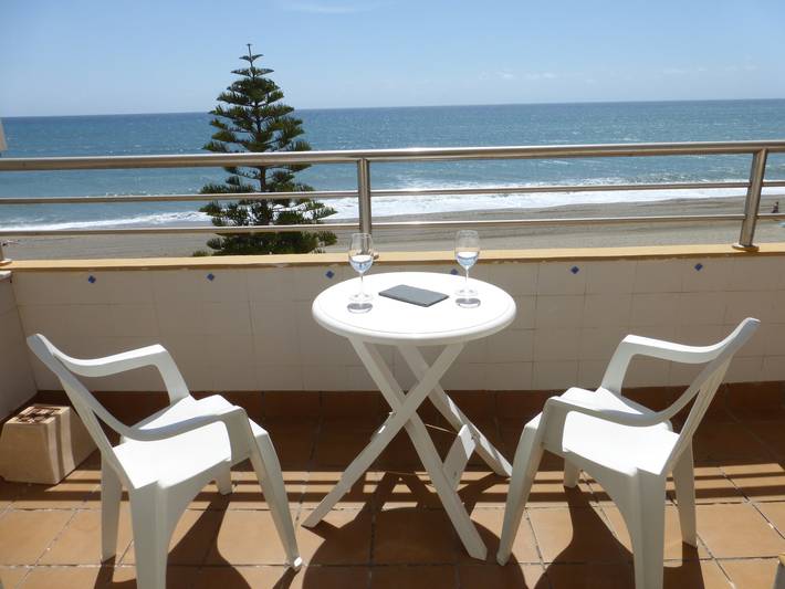 Vakantiewoning voor 2 personen, met Uitzicht op zee en Balkon/Terras in Roquetas de Mar