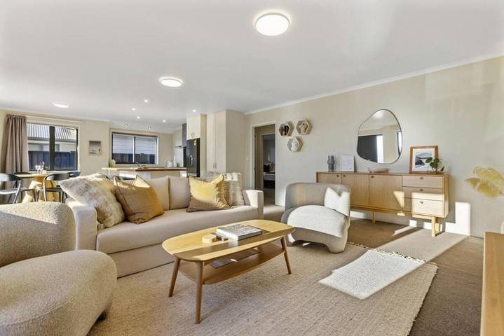 Location de vacances pour 6 personnes, avec vue et jardin à Wanaka