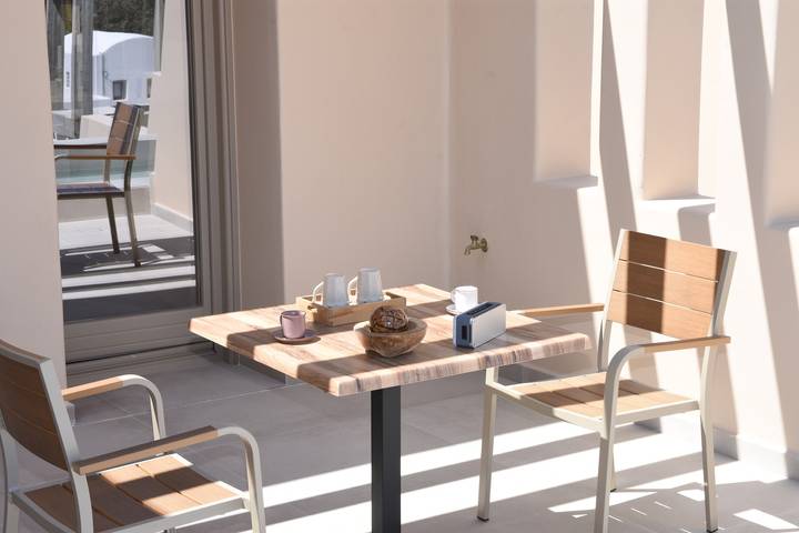 Villa für 2 Personen mit Terrasse in Vothonas, Santorin